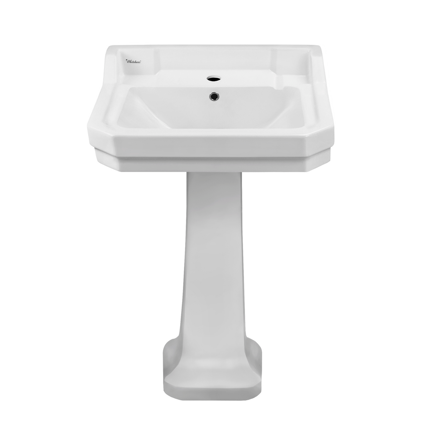 Whitehaus Traditional Pedestal with Large Rectangular Bowl B112M-P (SOLD OUT)