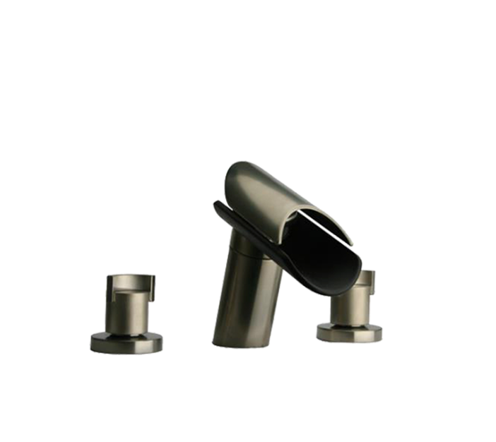 Latoscana MORGANA Brushed Nickel 8" Centers Widespread Lavatory Faucet 73PW214LZ