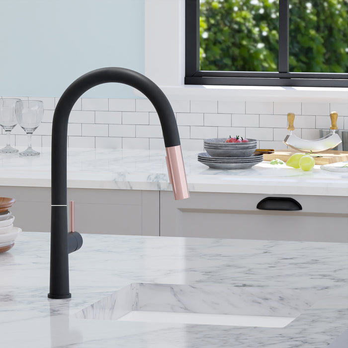 BARCLAY Gypsy Single Handle Kitchen Faucet KFS432-MBRG