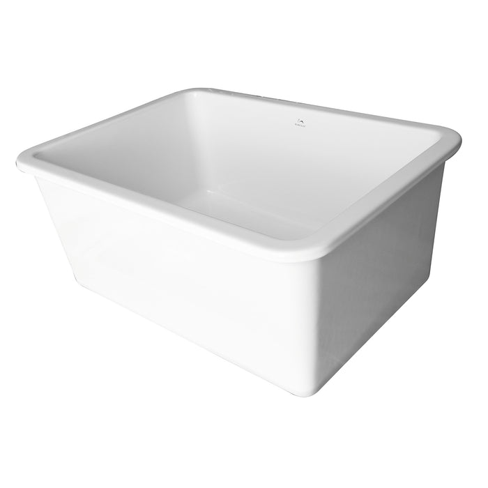 Barclay Orabella 27″ Drop-in/Undermount Fireclay Kitchen Sink KS27-WH