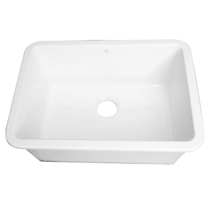 Barclay Orabella 27″ Drop-in/Undermount Fireclay Kitchen Sink KS27-WH