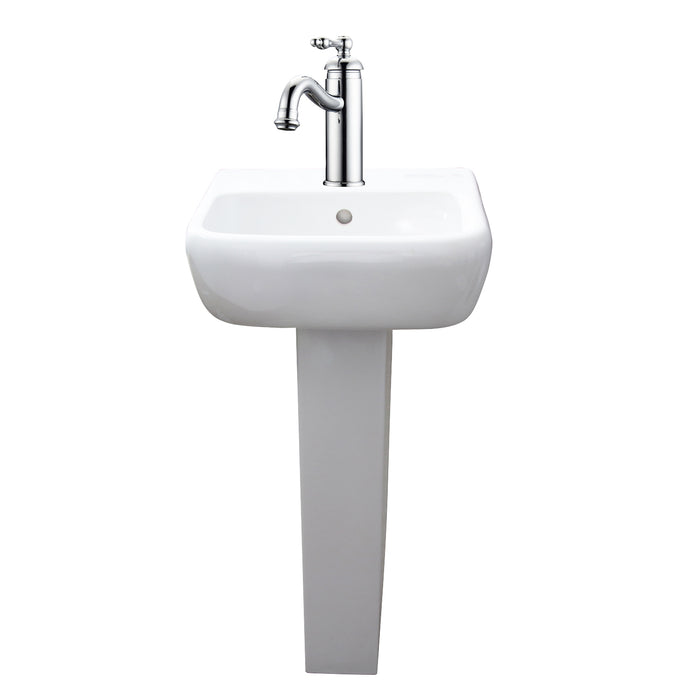 Barclay Metropolitan 420 Pedestal Lavatory 3-931WH