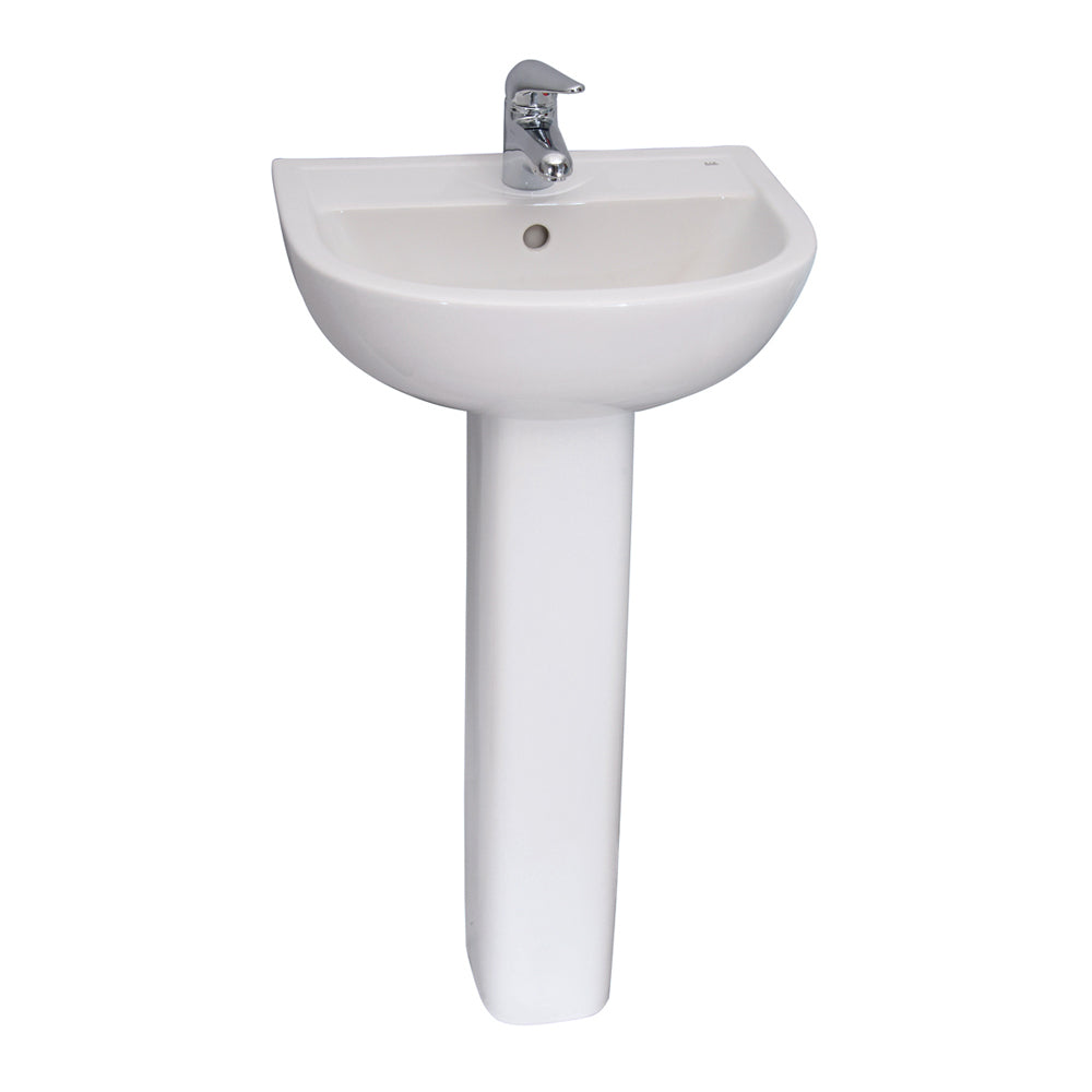 Barclay Compact 500 Pedestal Lavatory 3-541WH