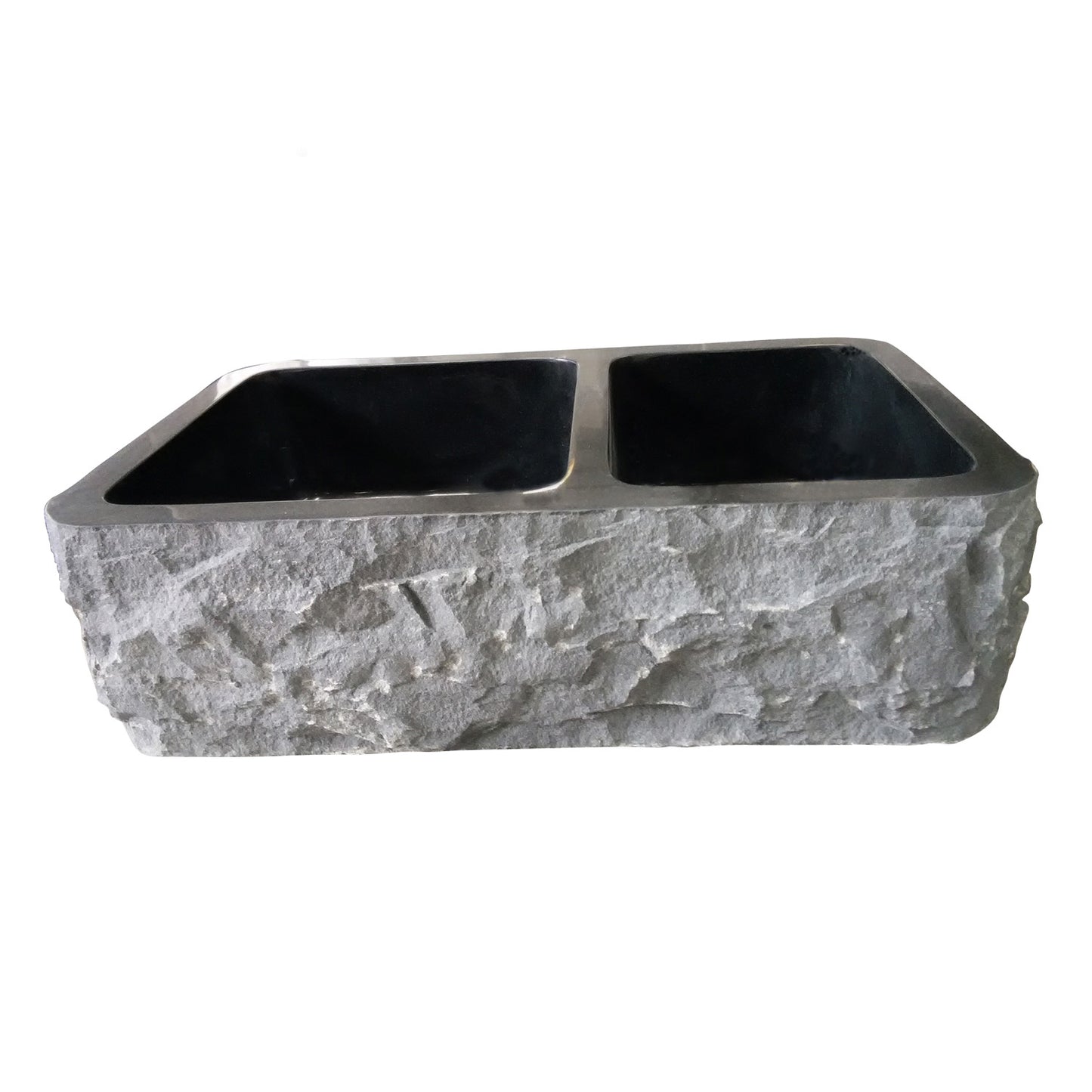 Barclay Brandi Double Bowl Granite Apron-Front Sink FSGDB4540-GPBL