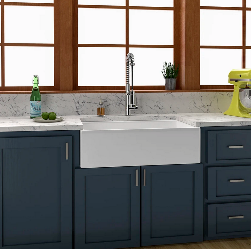 Barclay Gwen 33″ Single Bowl Apron-Front Sink FS33