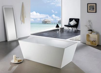 Kube Squadra 59″ Acrylic Composite Standing Bathtub KFST5059