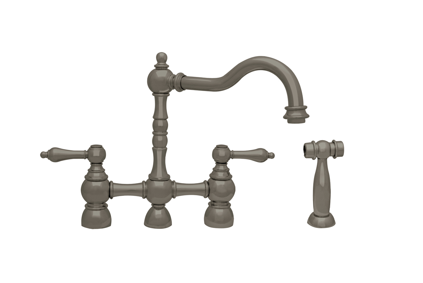 Whitehaus Englishhaus Kitchen bridge faucet WHEGB-34656-BN