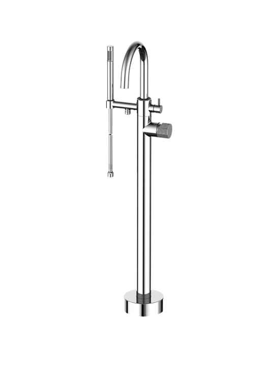 Latoscana Alessandra Chrome Floor Mounted Tub Filler 19CR136
