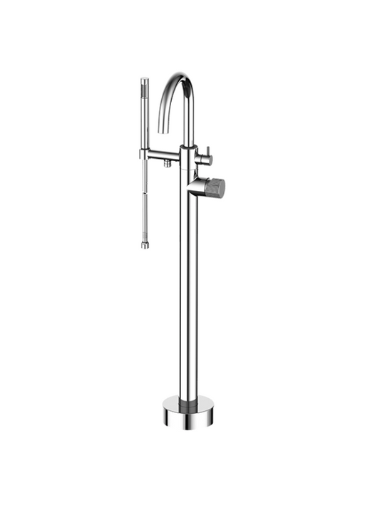 Latoscana Alessandra Brushed Nickel Floor Mounted Tub Filler 19PW136