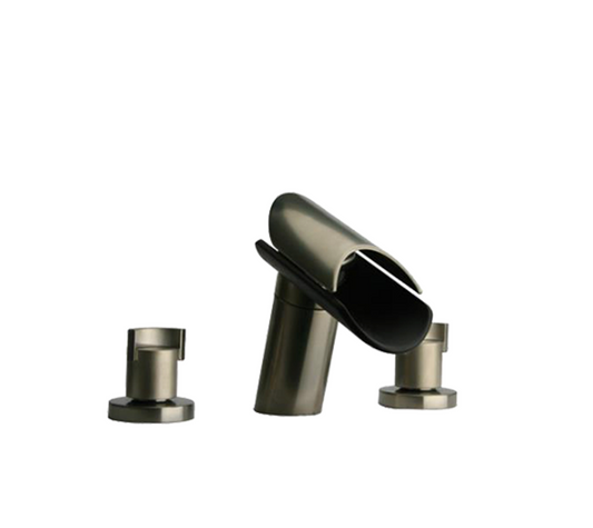 Latoscana MORGANA Brushed Nickel 8" Centers Widespread Lavatory Faucet 73PW214LZ