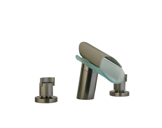 Latoscana MORGANA BRUSHED NICKEL Roman Tub With Lever Handles 73PW102VR