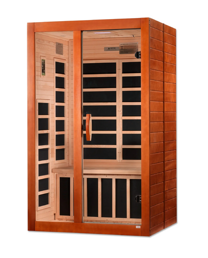 Golden Designs Santiago 2 Person Ultra Low EMF FAR Infrared Sauna DYN-6209-02
