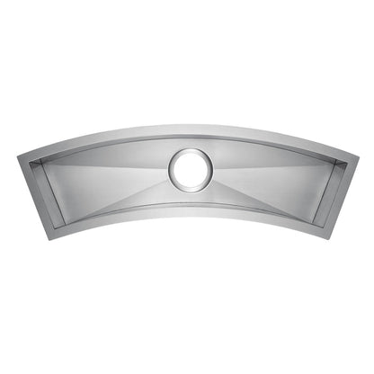 Barclay 33" Wolcott Zero Radius Stainless Steel Prep Sink TSSSB2118-SS