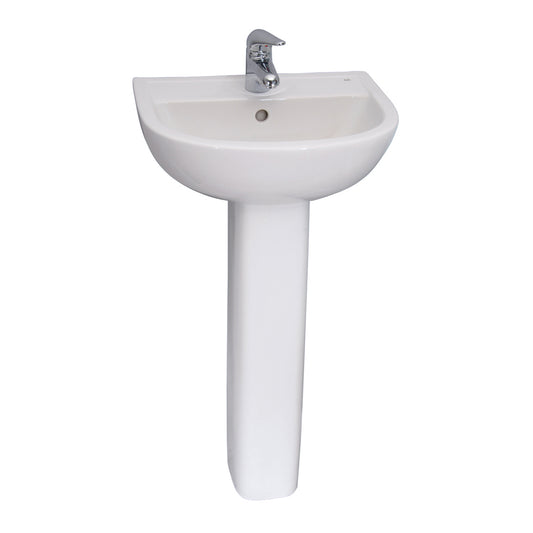 Barclay Compact 500 Pedestal Lavatory 3-541WH