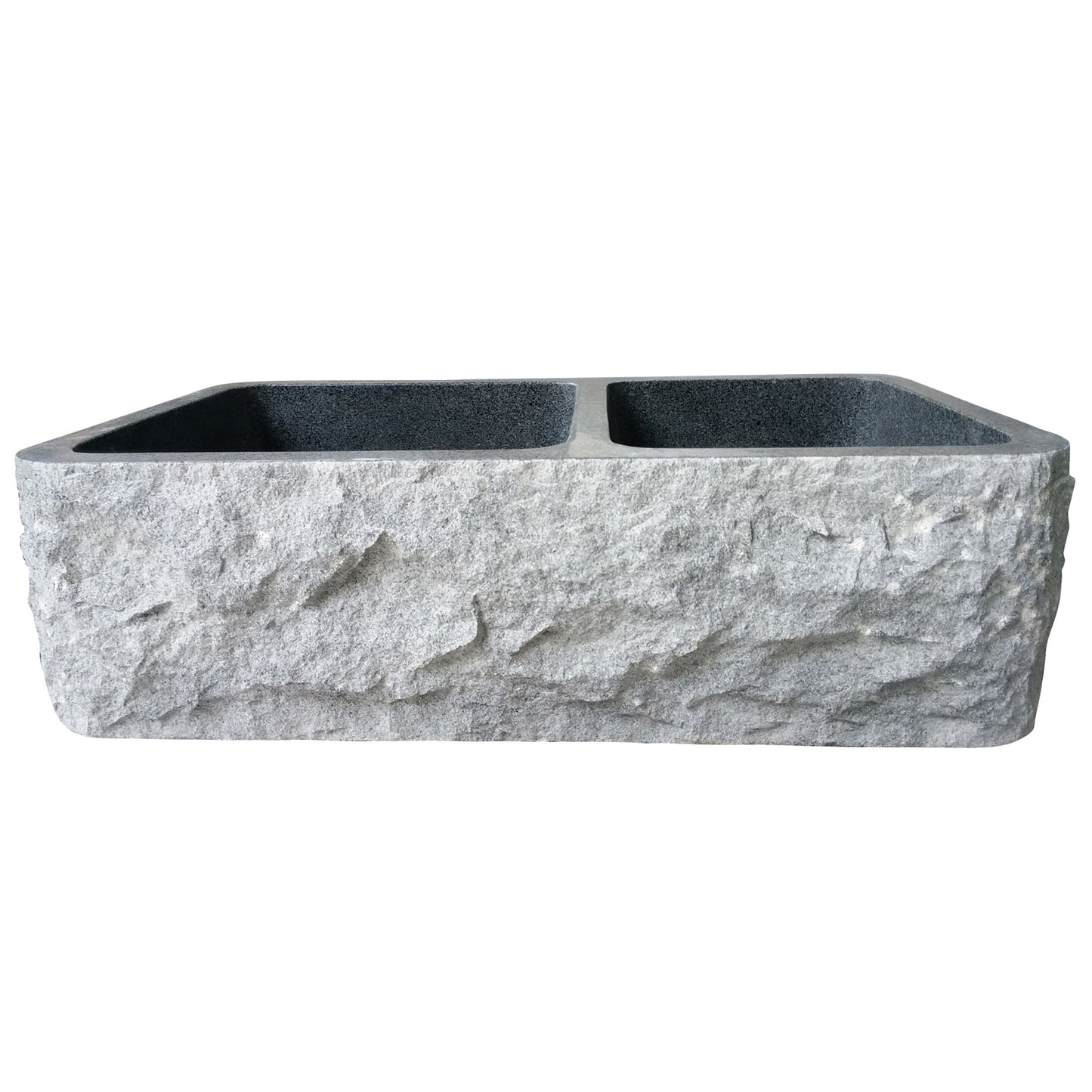 Barclay Brandi Double Bowl Granite Apron-Front Sink FSGDB4544-GPBG