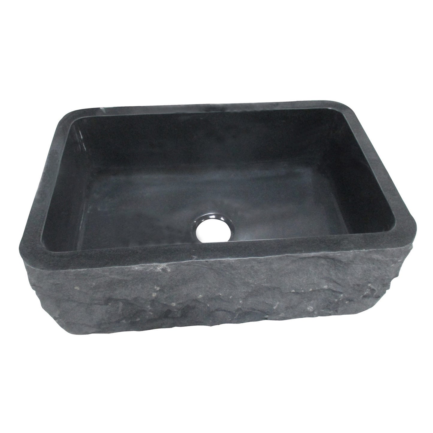 Barclay Birgitta Single Bowl Granite Apron-Front Sink FSGSB4014-GPBL