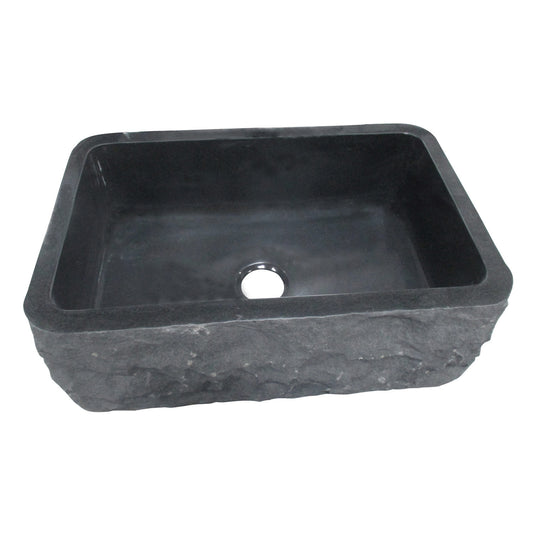 Barclay Birgitta Single Bowl Granite Apron-Front Sink FSGSB4014-GPBL