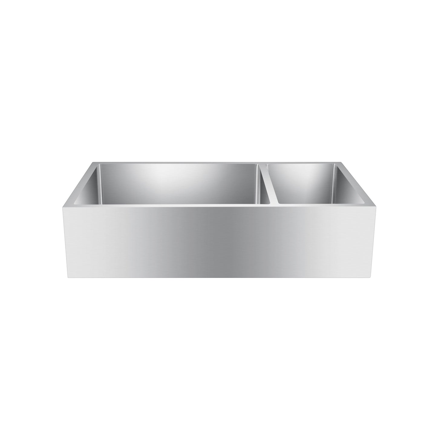 BARCLAY Deverell Double Bowl Stainless Apron-Front Sink FSSDB2520-SS