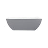 Kube Contemporanea 59'' White Free Standing Bathtub