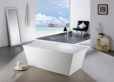 Kube Squadra 59" Free Standing Bathtub