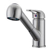 Barclay Sable Single Handle Kitchen Faucet with Pull-Out Spray