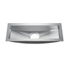 Barclay 22 Vedette Curved Stainless Steel Prep Sink