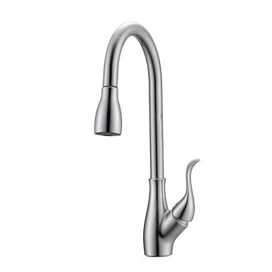 Barclay Casoria Single Handle Kitchen Faucet with Pull-Down Spray