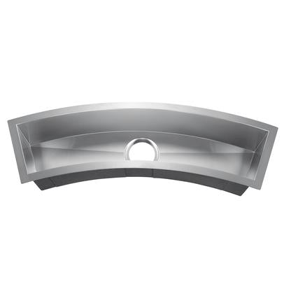 Barclay 33" Wolcott Zero Radius Stainless Steel Prep Sink TSSSB2118-SS